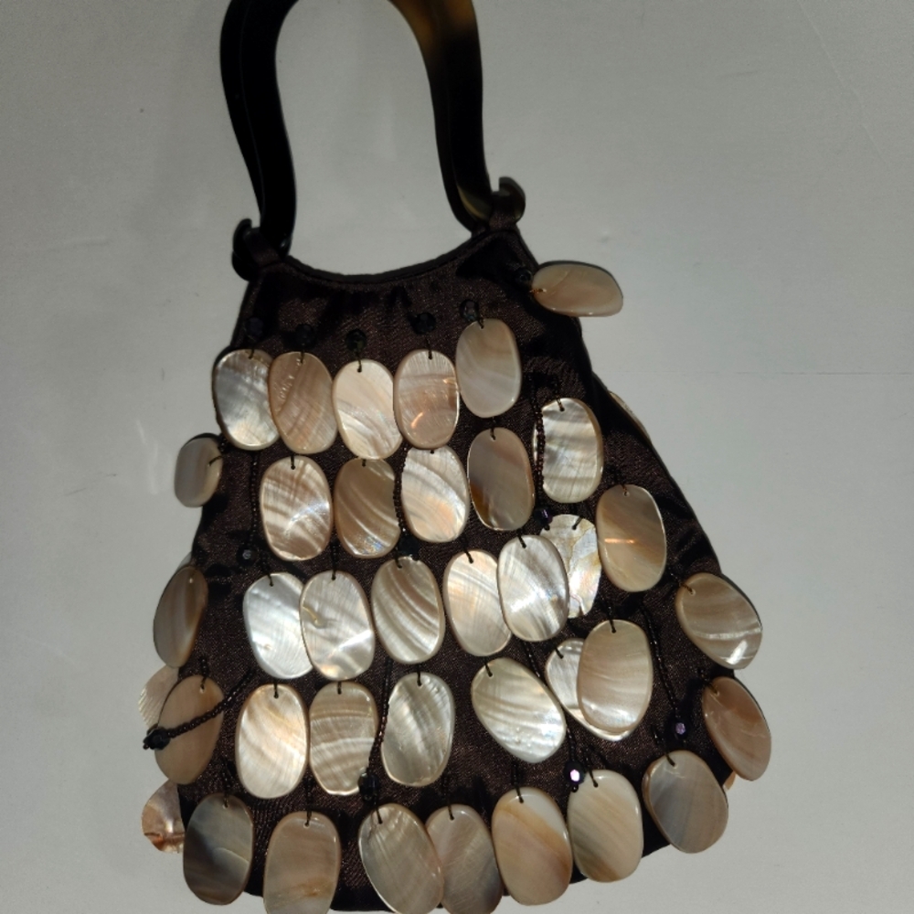 Mother of Pearl Seashell Purse